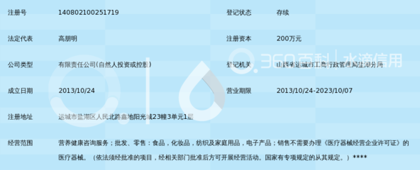 山西今惠康营养健康咨询_360百科